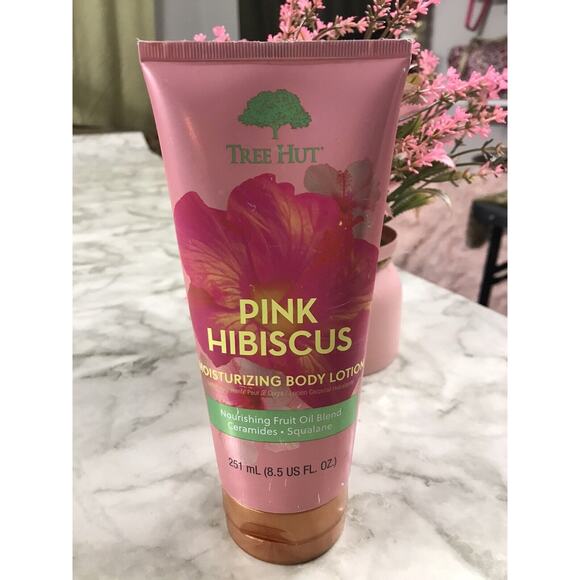 Tree Hut PINK HIBISCUS Moisturizing Body Lotion, 8.5 oz - Brand NEW! - Picture 2 of 4